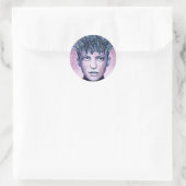 Boomhoofd Ronde Sticker (Tas)