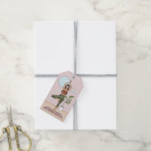 Boomhouding Yoga Rekken Beweging Workout Vrouw Cadeaulabel (Met Touw)
