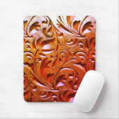 Boomhoutbewerkte houtkorrels lijken elegant abstra muismat (Met muis)