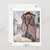 Boomhuis door Modigliani Amedeo Briefkaart (Voorkant / Achterkant)