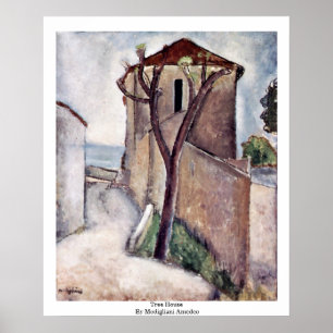 Boomhuis door Modigliani Amedeo Poster