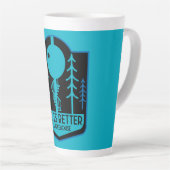 Boomhuis Huizen Latte Mok (Rechterhoek)