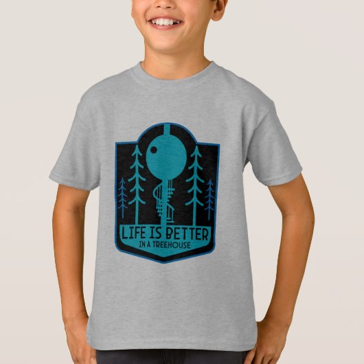 Boomhuis Huizen T-shirt (Voorkant)