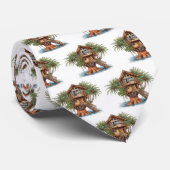 Boomhuis in palmboom stropdas (Opgerold)