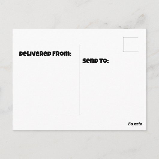 Boomhuis in redwood tree briefkaart (Achterkant)