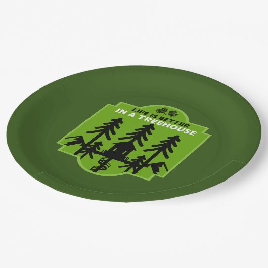 Boomhut Living Papieren Bordje (Gekanteld)