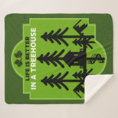 Boomhut Living Sherpa Deken (Voorkant (horizontaal))