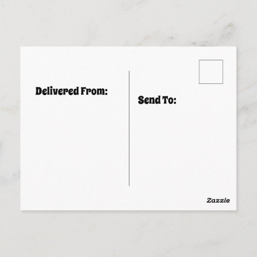 boomhut met lampjes aan briefkaart (Achterkant)