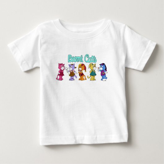 Boomi Cats Baby T-Shirt (Voorkant)