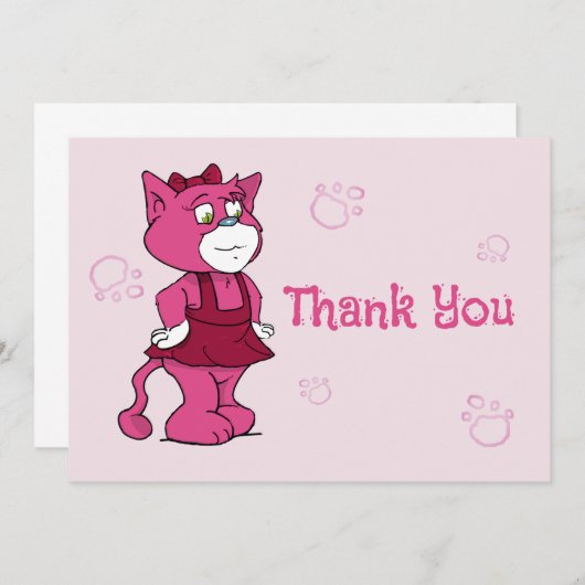 Boomi Cats Bedankkaart (Voorkant / Achterkant)