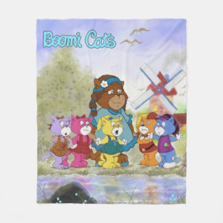 Boomi Cats Fleece Deken