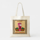 Boomi Cats Kat Pumpkins Poster Tote Bag (Achterkant)