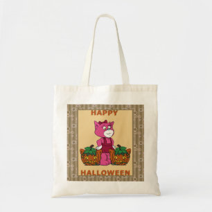 Boomi Cats Kat Pumpkins Poster Tote Bag