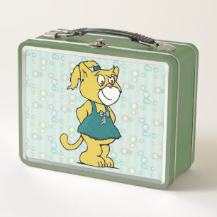 Boomi Cats Metal Lunch Box