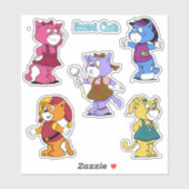 Boomi Cats Stickers (Vel)