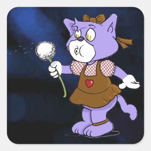 Boomi Cats Vierkante Sticker (Voorkant)