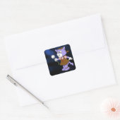 Boomi Cats Vierkante Sticker (Envelop)