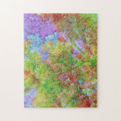  boomillusies Kleurrijke bladeren puzzel Legpuzzel (Verticaal)