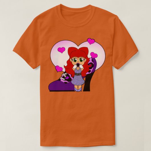 Booming Beauty I Love Shoes T-shirt (Design voorkant)