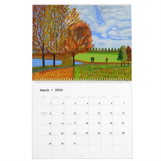Boomkalender 2025 kalender (Mar 2026)