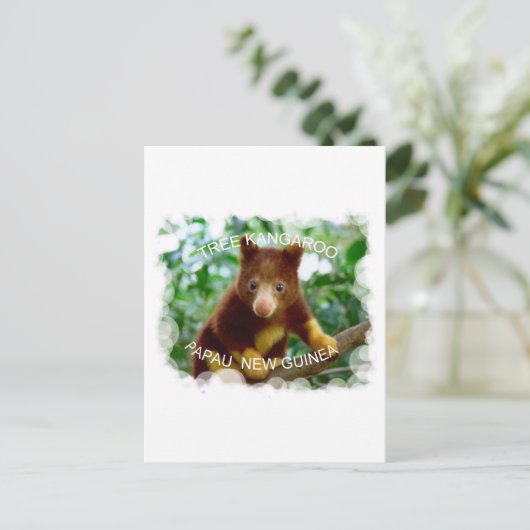 Boomkangoeroe Briefkaart (Staand voorkant)