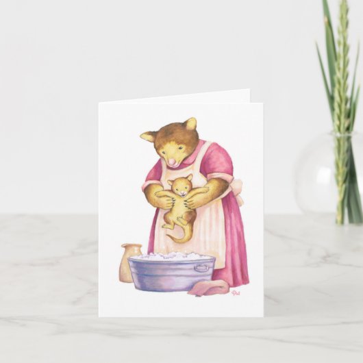 Boomkangoeroes Notitiekaartje (Voorkant)