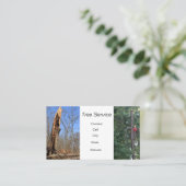 boomkappendienst visitekaartje (Staand voorkant)