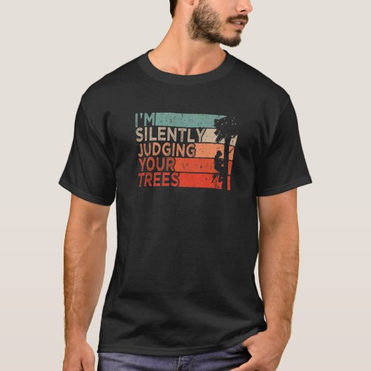 Boomkappers Outfit voor Houtkappers Ik Oordeel Sti T-shirt (Voorkant)