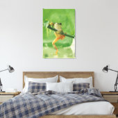 Boomkikker 6 canvas afdruk (Insitu (Slaapkamer))