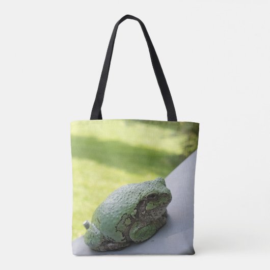 Boomkikker canvas tas (Achterkant)