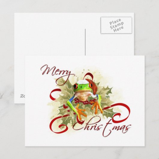 Boomkikker Christmas Briefkaarten (Voorkant / Achterkant)
