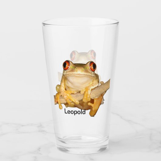 Boomkikker Glas (Voorkant)