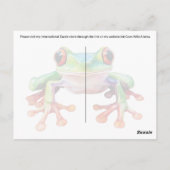 Boomkikker Hoppy Mail! 2 - BRIEFKAART (Achterkant)