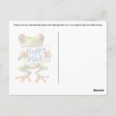 Boomkikker Hoppy Mail! -Briefkaart Briefkaart (Achterkant)