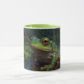 Boomkikker in een vijver Wildlife Scene Mok (Midden)