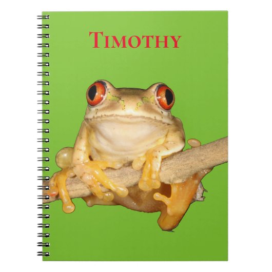 Boomkikker Notitieboek (Voorkant)