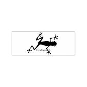 Boomkikker Silhouet Thunder_Cove Rubberstempel (Afrduk)
