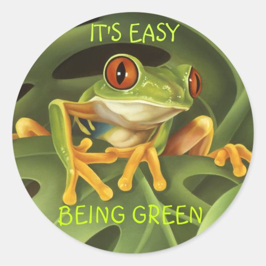 Boomkikker Sticker (Voorkant)