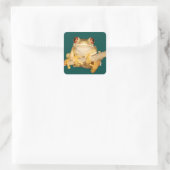Boomkikker Vierkante Sticker (Tas)