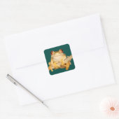 Boomkikker Vierkante Sticker (Envelop)