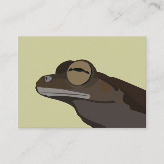 Boomkikker Visitekaartje (Voorkant)