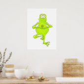 Boomkikker Yoga Tree Pose Art Print (Keuken)
