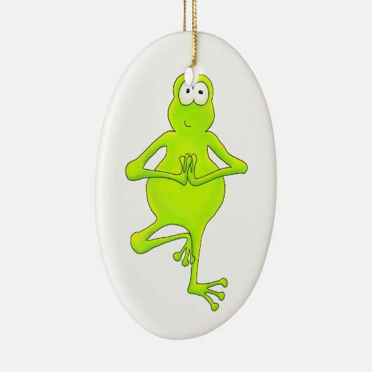 Boomkikker Yoga Tree Pose Ornament (Rechts)