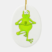 Boomkikker Yoga Tree Pose Ornament (Voorkant)