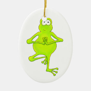 Boomkikker Yoga Tree Pose Ornament