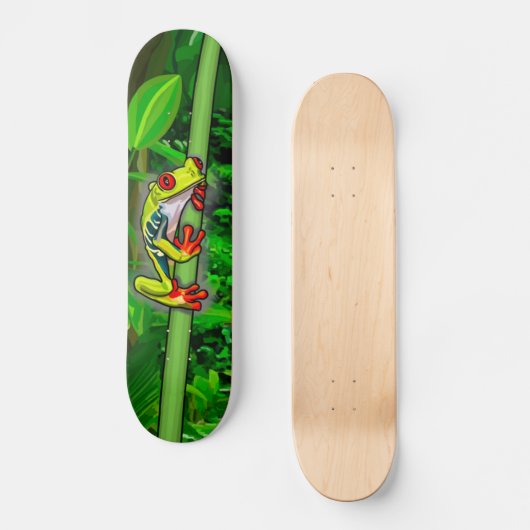 Boomkikkerplaat Persoonlijk Skateboard (Voorkant)