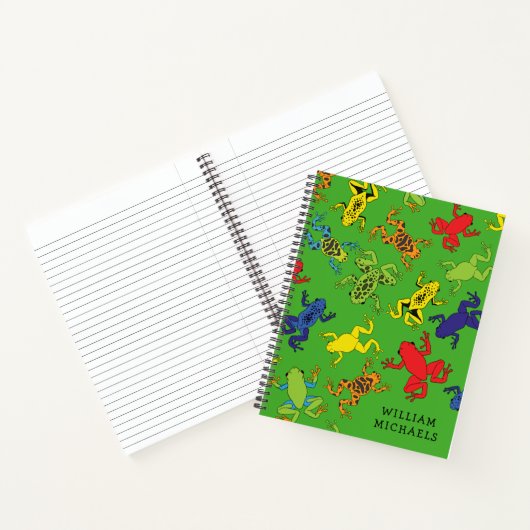 Boomkikkers Schattig Kind Notitieboek (Binnen)