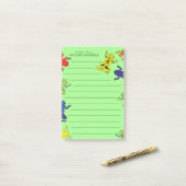 Boomkikkers Schattig Kind Post-it® Notes (Op bureau)