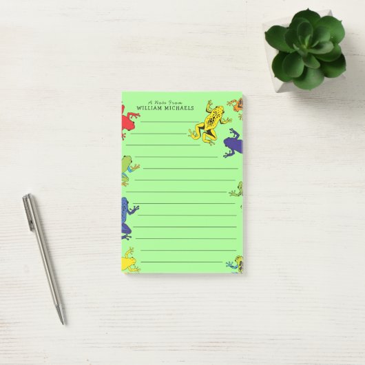 Boomkikkers Schattige Kinderen Post-it® Notes (Kantoor)