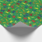 Boomkikkers van de Birthday Cute Cadeaupapier (Hoek)